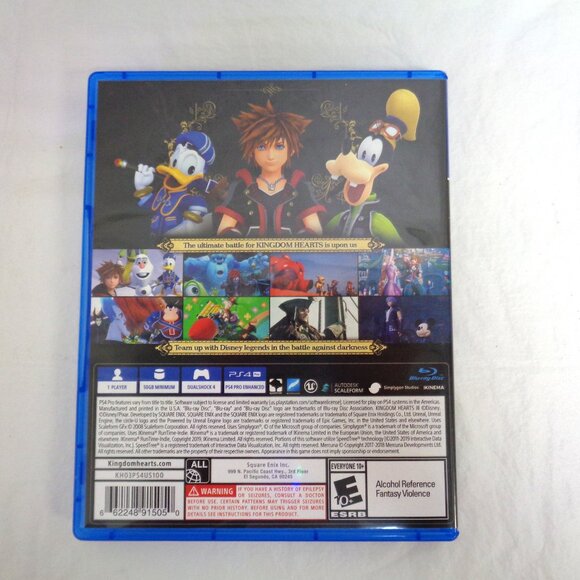 Kingdom Hearts PS4 All-in-One Package No Scratches - Picture 10 of 11